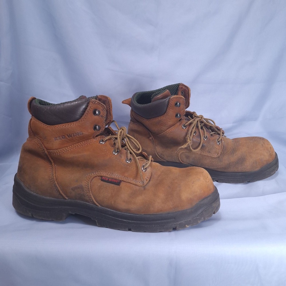 Red Wing 2235 King Toe Men's 6" Work Boots Sz 13 Brown Safety Toe EH‎ ASTM F2413